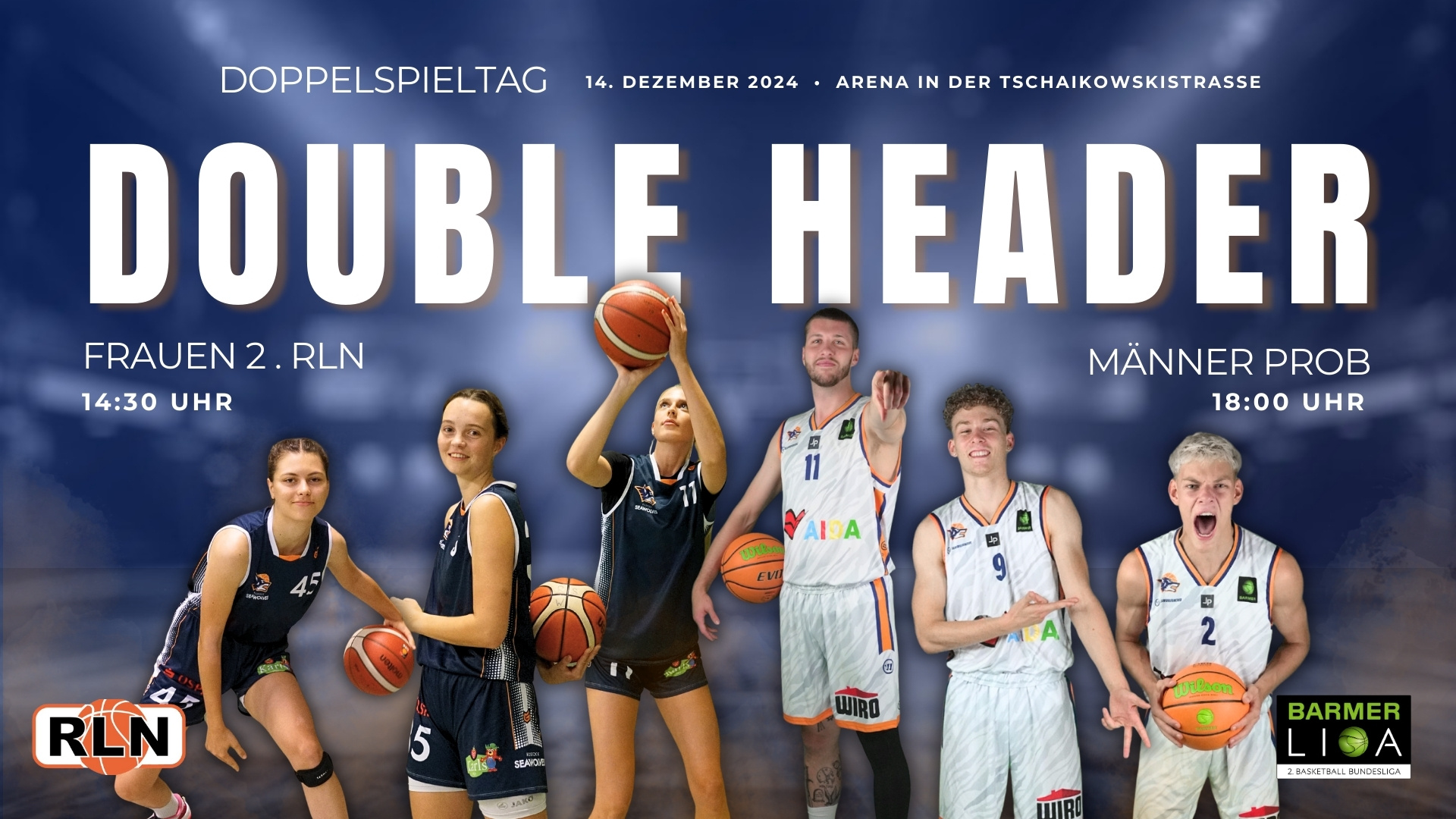 Doubleheader am Samstag: Frauen gegen Wedel, ProB-Männer gegen TKS 49ers Doubleheader am Samstag: Frauen gegen Wedel, ProB-Männer gegen TKS 49ers