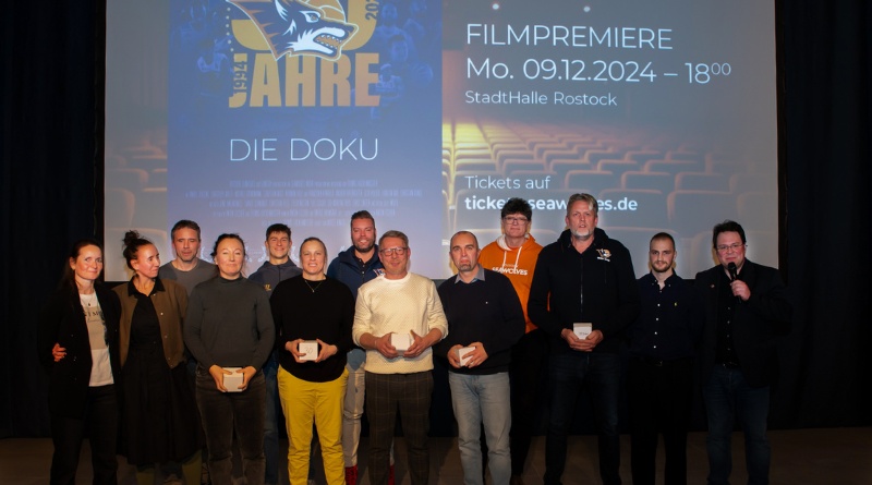 Umjubelte Filmpremiere „30 Jahre Seawolves“