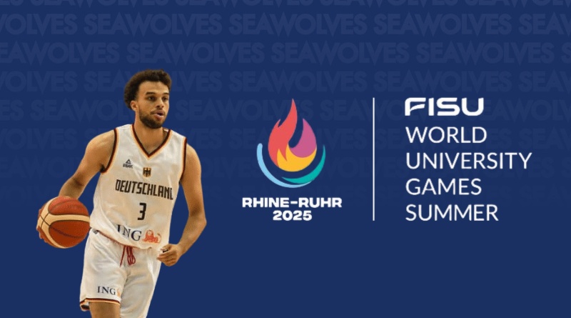 A2-Nationalmannschaft mit Elias Baggette bei der Universiade