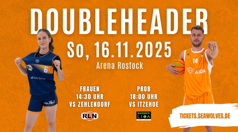 Double Header am Sonntag in der Arena Rostock Double Header am Sonntag in der Arena Rostock