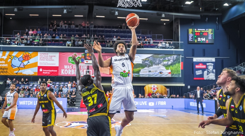 FIBA Europe Cup: SEAWOLVES starten mit Heimsieg gegen Trefl Sopot in zweite Runde FIBA Europe Cup: SEAWOLVES starten mit Heimsieg gegen Trefl Sopot in zweite Runde