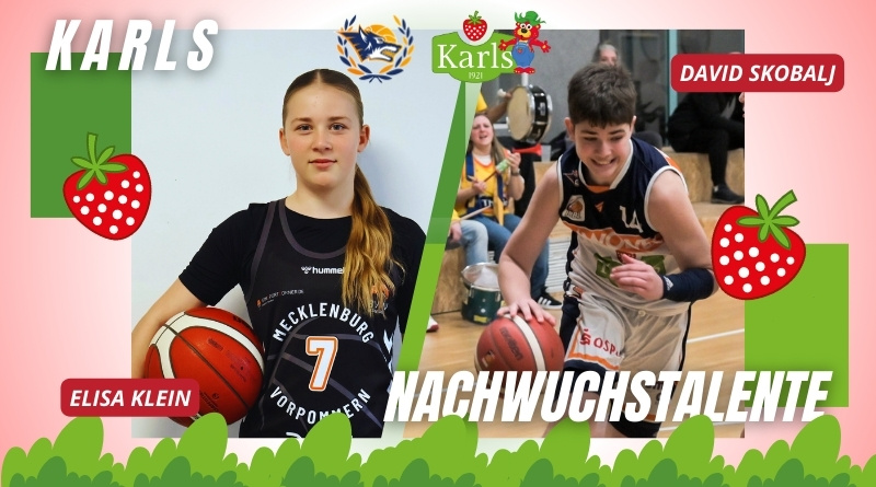 KARLS Nachwuchstalente im Dezember: Elisa Klein und David Škobalj KARLS Nachwuchstalente im Dezember: Elisa Klein und David Škobalj
