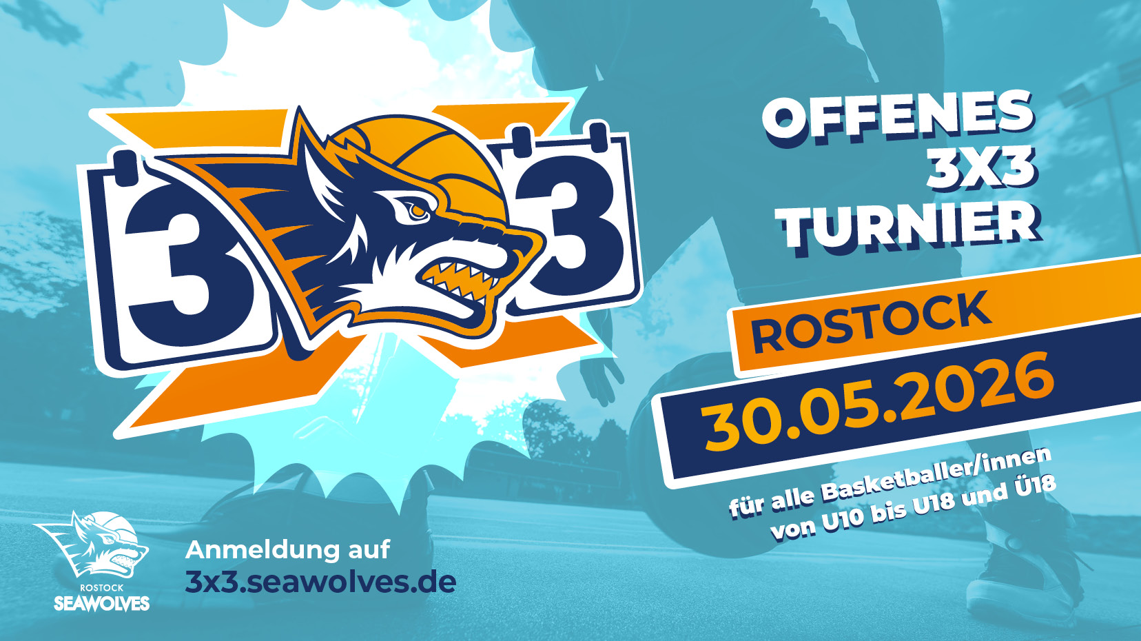 Jetzt anmelden: 3×3 Streetball am 30. Mai in Rostock Jetzt anmelden: 3×3 Streetball am 30. Mai in Rostock