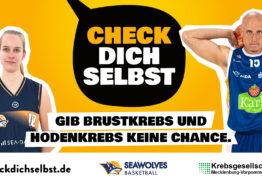 Seawolves unterstützen Kampagne der Krebsgesellschaft MV